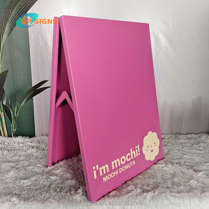 SP işareti özel kat katlanır Billboard paslanmaz çelik açık standı reklam yol işareti hiçbir park güvenliği tehlike dikkat işareti - Product Image 5