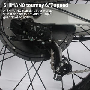 Vélo électrique 60v 4000w Vélo de montagne tout suspendu Enduro Pneus de moto 19 pouces Vélo électrique - Product Image 2
