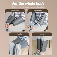Nouvelle machine de massage des pieds électrique Shiatsu avec vibration, chauffage, rouleaux électriques, compression d'air pour les jambes et les mollets