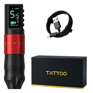 Máquina de Tatuaje Inalámbrica al por Mayor de 1600mAh con Carrera Ajustable de 2.0-4.2mm para Artistas Profesionales de Arte Corporal - Product Image 1