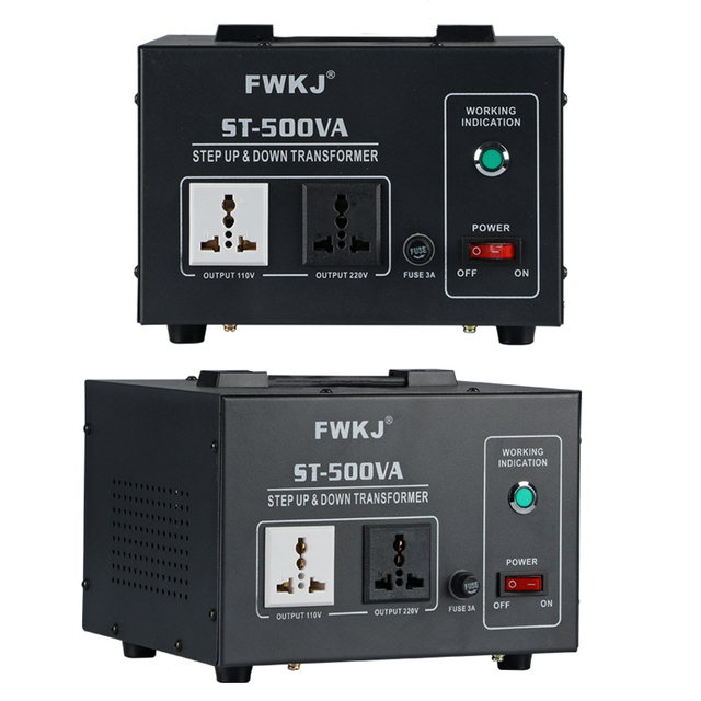 ST-100/200/300/500/800/1000VA 220V to 110V Step Down Convert 110volt to 220volt Step up Transformer