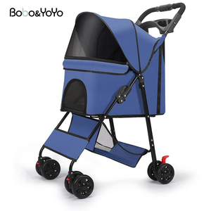 Nouveau design 2026 – <span class=keywords><strong>Poussette</strong></span> de luxe portable et pliable pour chiots et chats, chariot de promenade pour animaux de compagnie - Product Image 1
