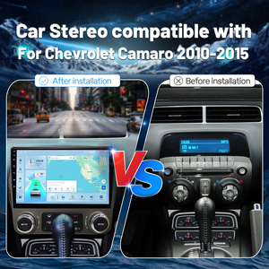 Unidad Principal Android de 9 Pulgadas y <span class=keywords><strong>4</strong></span> Núcleos, <span class=keywords><strong>4</strong></span>+64G, Pantalla Táctil IPS con GPS, Navegación y Bluetooth para Chevrolet Camaro 2010 2011 2012 2013 2014 <span class=keywords><strong>2015</strong></span> - Product Image 6