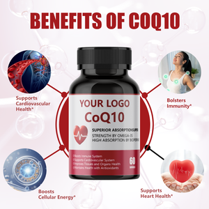 OEM/ODM Private Label Fabriek die <span class=keywords><strong>CoQ10</strong></span> plantenextract capsules levert voor hartgezondheid, 60 capsules <span class=keywords><strong>CoQ10</strong></span> plantenextract - Product Image 2