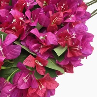 Soie Bougainvillier Glabra Artificielle Escalade Conception Fleur Branche pour la Fête des Mères Noël Saint Valentin Décoratif Faux