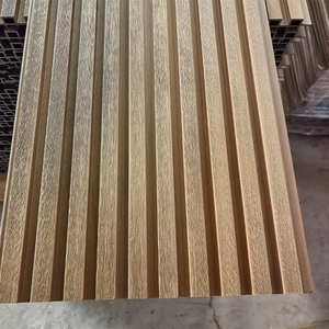 Esterno WPC impermeabile pannello di parete grande per uso esterno scanalato composito di legno per il rivestimento del giardino - Product Image 4