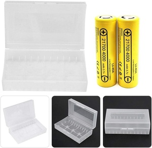 ทิคฟ็อกซ์แพ็คคอนเทนเนอร์ใส 2 ชิ้นสำหรับแบตเตอรี่ 2 20700/21700 อุปกรณ์อิเล็กทรอนิกส์สำหรับผู้บริโภคแบบชาร์จไฟได้กันน้ำและกันฝุ่น - Product Image 2