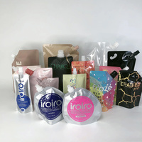 Pochette de jus debout 100ml 200ml 500ml personnalisée Pochettes de boisson en plastique avec bec verseur écologique