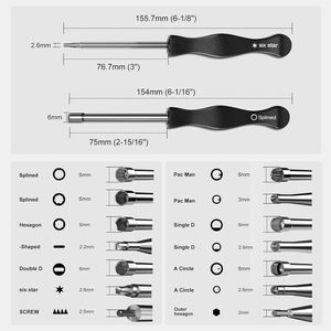 Kit d'outils <span class=keywords><strong>de</strong></span> réglage <span class=keywords><strong>de</strong></span> carburateur (lot <span class=keywords><strong>de</strong></span> 14) pour petits moteurs 2 temps Poulan/STHIL/Echo/<span class=keywords><strong>Ryobi</strong></span>/TroyBilt, comprend - Product Image 6