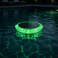 Offre Spéciale : Ioniseur Solaire Flottant LED Multicolore à Changement de Couleur en Acier Inoxydable Auto-Nettoyant pour Piscine Hors Sol et Enterrée