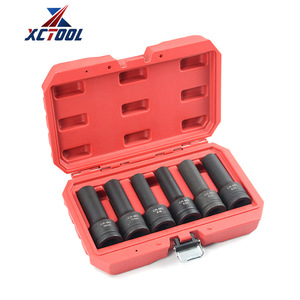XCTOOL 6-Piece Socket <b>Set</b> Cr-Mo 10-22mm For Auto Repair Pneumatic <b>Tools</b> - Product Image 1