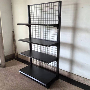 Nhà Máy Tùy Chỉnh Siêu Thị Kệ Cửa Hàng Tạp Hóa Kệ Cho Kim Loại Lưới Hội Đồng Quản Trị Siêu Thị Kệ Gondola Hiển Thị Giá - Product Image 2