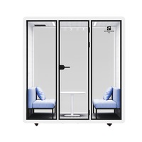 Cabine téléphonique de bureau à domicile moderne cabine mobile insonorisée amovible pour ensemble de batterie de piano entrepôt silencieux sommeil aluminium pour