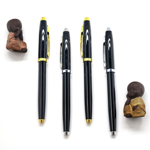Personalizado Venta caliente diseño elegante lápiz Bola de rodillo de metal signo de pluma con <span class=keywords><strong>el</strong></span> logotipo impreso - Product Image 6
