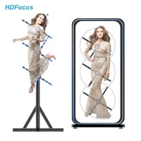 Ventilateur 3D à 4 pales 42 cm 50 cm 65 cm 100 cm avec écran LED pour publicité extérieure HD-F42-100J001 Ventilateur holographique 3D LED 42 cm