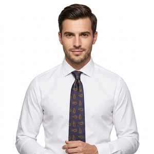 Brandneue Herren-Krawatten aus hochwertigem Polyester mit Karo- und Paisleymuster, modische Krawatten - Product Image 6