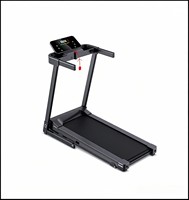 Caminadora Plegable para el Hogar con Motor Silencioso y Plataforma Amortiguadora, Capacidad de 100 kg, Pantalla LED para Ejercicio en Interiores