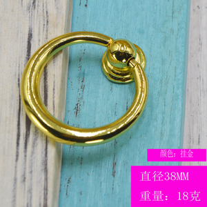 Furniture Handle Ring Zinc Alloy Cabinet Hardware Traditional Style Durable Living Room Use - Product Image 3