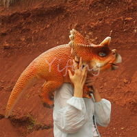 Marionnette à main modèle de dinosaure pour bébé, prix d'usine