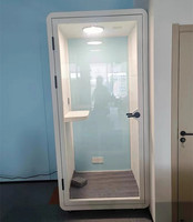 Cabine de bureau insonorisée pour la confidentialité |   Cabine téléphonique acoustique modulaire pour bureaux à plan ouvert, centres d'appels et espaces de coworking