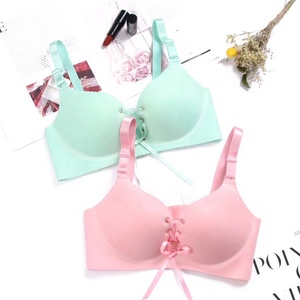 Women's Wire Free Push up Convertible Straps Solid <b>Bra</b> Sexy Bandage Lingerie 32-38 - Product Image 2