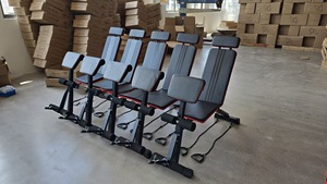 Banc de musculation pliable multifonctionnel réglable en métal pour la remise en forme en intérieur avec <span class=keywords><strong>support</strong></span> pour <span class=keywords><strong>haltères</strong></span> et barres - Product Image 5