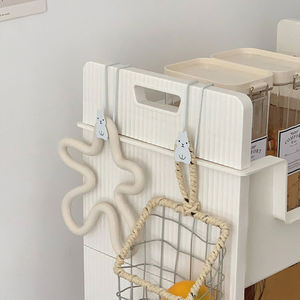 Crochets en métal peints sans rouille compacts sans outils pour porte manteau cintre roman maison bureau stockage décor salle de bain armoire - Product Image 5