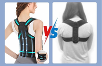 Ceinture de correction de la posture de soutien du dos Correction de la scoliose et du bossu Soulagement de la douleur pour hommes et femmes Correcteur de posture corporelle