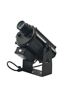 Proyector LED RGBW/Blanco Cálido de 150W para Exteriores con Logotipo Gobo, IP65, Control DMX512/Activación por Sonido y Control Remoto para Publicidad - Product Image 1