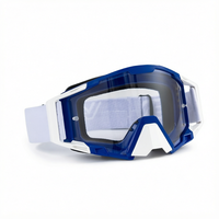 Masque de sport antidérapant surdimensionné coupe-vent pour moto, tout-terrain, ski, cyclisme