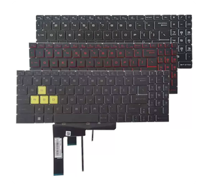 Nuevo teclado US SP GR para <span class=keywords><strong>MSI</strong></span> GF66 MS-1582 GF76 GL76 <span class=keywords><strong>GL66</strong></span> MS-17L1 MS-17H3 retroiluminado en rojo - Product Image 1