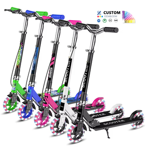 Safe Premium Children's <strong>Scooter</strong> Kids 2 <strong>Big</strong> PU Light up Wheels Portable Lightweight Foldable Kids' Kick <strong>Scooter</strong> With Rear Brake - Product Image 3