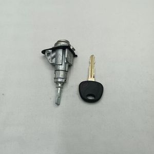 Kia K3 Door <b>Lock</b> Cylinder Cylindrical <b>Lock</b> 1 <b>Key</b> Black Plastic Copper Zinc Alloy - Product Image 3