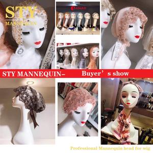 Home-Cabeza de maniquí con pestañas realistas, cabeza de Maniquí de cuello largo, hijab - Product Image 4