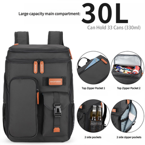 กระเป๋าเป้สะพายหลังเก็บความเย็นเบียร์ขนาดใหญ่สามารถพับเก็บได้สำหรับเดินทางไปแคมป์ปิ้งออกแบบได้ตามแฟชั่น - Product Image 4