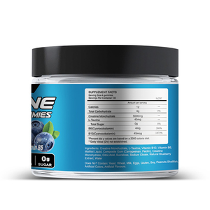 Créatine monohydrate en gummies en vrac, marque privée OEM, complément sportif pour adultes, hommes et femmes - Product Image 2