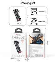 Casque sans fil Yesido BT5.3 avec micro ENC, design tendance, chargeur inclus, longue autonomie, écouteurs intra-auriculaires TWS, écouteurs sans fil TWS39
