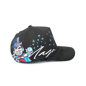 2025 mẫu miễn phí thiết kế ban đầu da lộn rộng vành Rhinestone được trang bị tùy chỉnh bán buôn Giao hàng nhanh Mũ bóng chày - Product Image 2