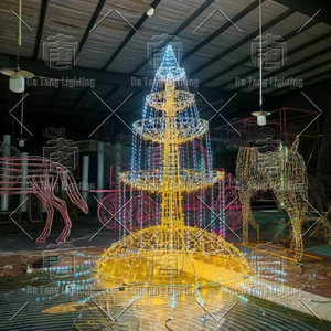 Custom Christmas Fountain Motif Display <b>Light</b> for Theme Parks, Streets and Seasonal Lighting Projects - Product Image 3