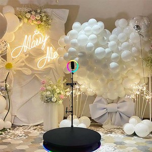 Selfie 360 Photomaton Offre Spéciale arrière-plans d'éclairage LED RVB portables pour Smartphones iPad couleur personnalisable 7-8 personnes - Product Image 4