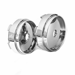Cache-moyeu de roue de voiture CE28 TE37 66MM noir chromé avec emblème, cache-moyeu de roue personnalisé - Product Image 1