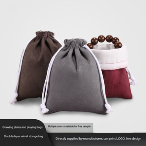 Custom <strong>Textile</strong> <strong>Packaging</strong> Wholesale OEM Velvet Bags Custom Velvet Drawstring Bags Storage Dust-proof Gift Jewelry Bag <strong>Packaging</strong> - Product Image 1