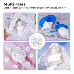 Tùy Chỉnh Nhanh Chóng Chữa Bệnh 1A:1B Nhựa <span class=keywords><strong>Polyurethane</strong></span> Trắng Lỏng Đúc Nhựa Cho Nguyên Mẫu Mô Hình Trang Trí Đồ Trang Sức Đúc - Product Image 6