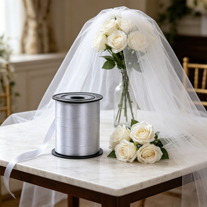 Nastro Cinta Silver 450M per Decorazioni Festive, Progettato per Molteplici Usi - Product Image 3