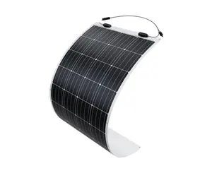 Panneau solaire flexible monocristallin pliable et étanche pour charger les téléphones portables attachés à un sac à dos