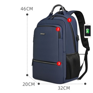 ¡Novedad de 2025! Bolsa de ordenador sencilla personalizada para estudiantes, mochila escolar de gran capacidad y fácil almacenamiento, bolso de hombro para <span class=keywords><strong>hombre</strong></span> de alta calidad - Product Image 3