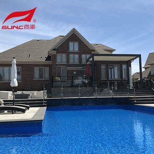 Mái Vòm Điều Khiển Từ Xa 4X4 Mái Vòm Có Động Cơ Chống Nước Khí Hậu Sinh Học Ngoài Trời Mái Vòm Bằng Nhôm - Product Image 3