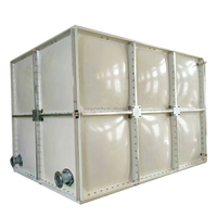 Réservoir de stockage d'eau industriel en acier inoxydable SS304 avec pompe, pour lutte contre les incendies, capacité personnalisable, vente en gros d'usine