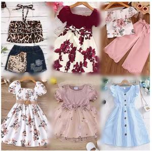 Ropa Infantil Nueva en Existencia, <span class=keywords><strong>Camisetas</strong></span> de Verano para Niños, Pantalones Cortos, Vestidos para Niñas, Envío Aleatorio - Product Image 1