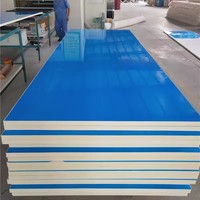 Isolation en mousse de polyuréthane/panneaux sandwich isolés pour murs et toits de maisons préfabriquées